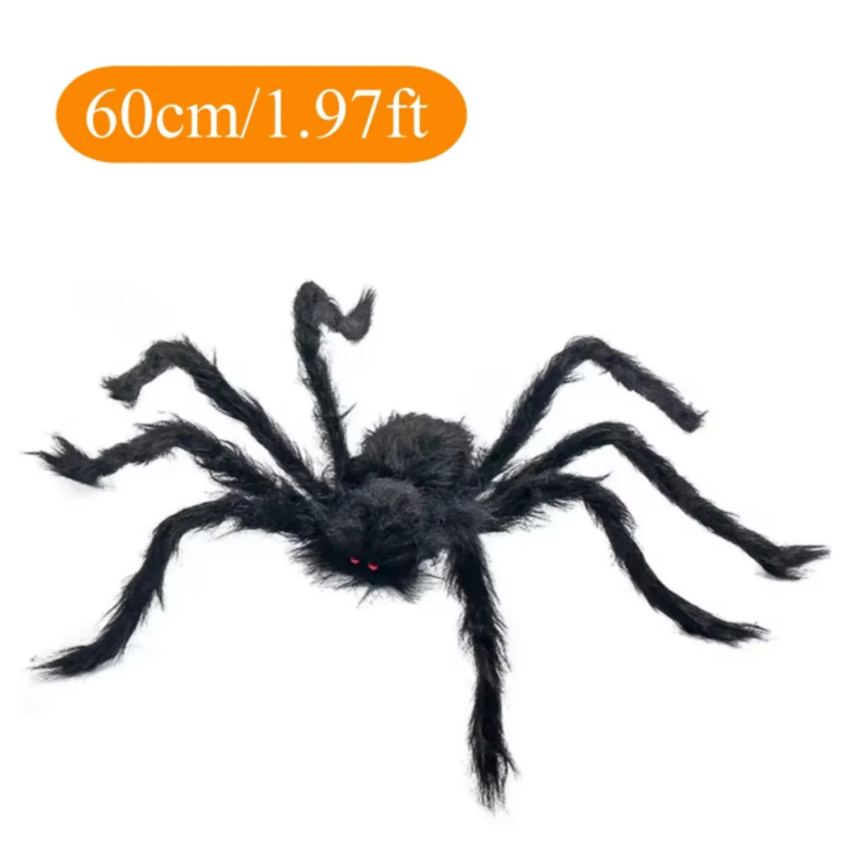 Halloween Plush Spider Outdoor Decoration Prop