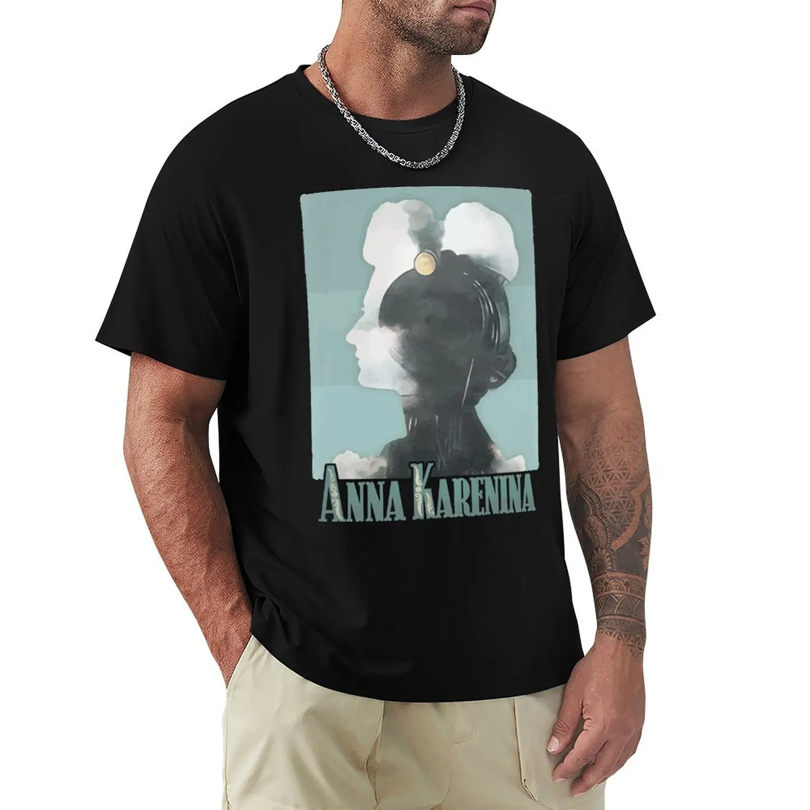 Anna Karenina - Leo Tolstoy T-Shirt Fashion Letter Print T-Shirt