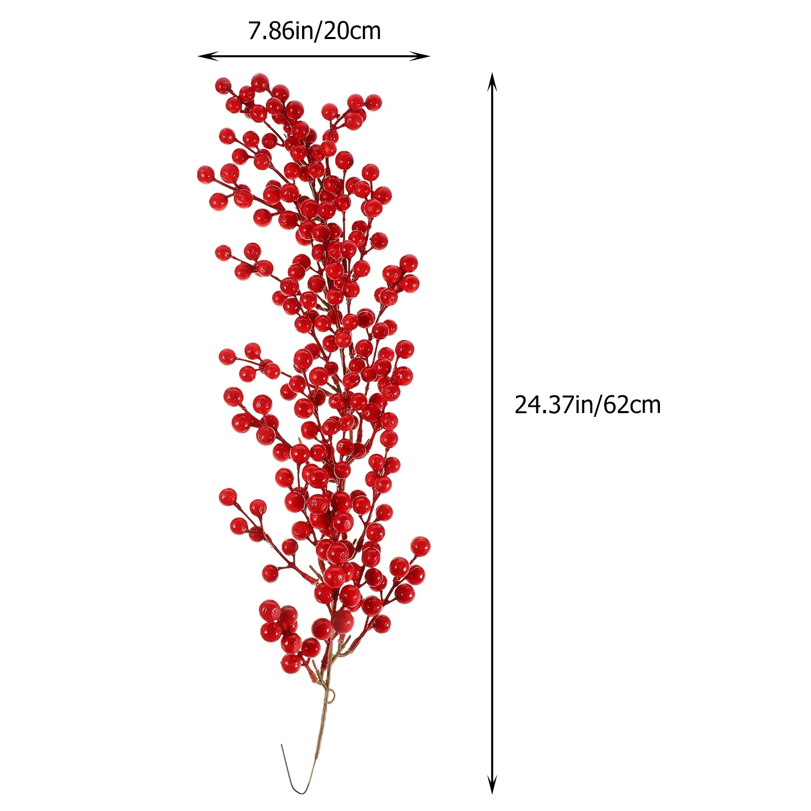 

Simulated Berries Wall Hang Lightweight Decorations Xmas Floral Picks Pendant Artificial Red Berry Foam Christmas Tree