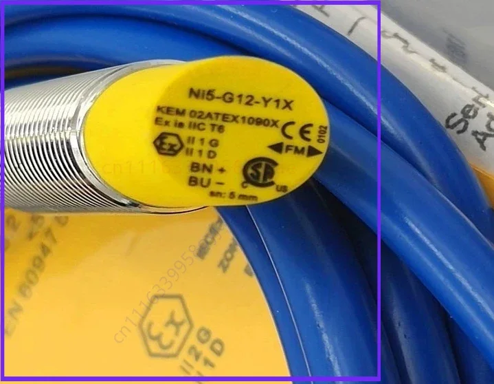 Proximity switch NI5-G12-Y1X inductive sensor intrinsically safe explosion-proof two-wire normally closed with light 8.2VDC