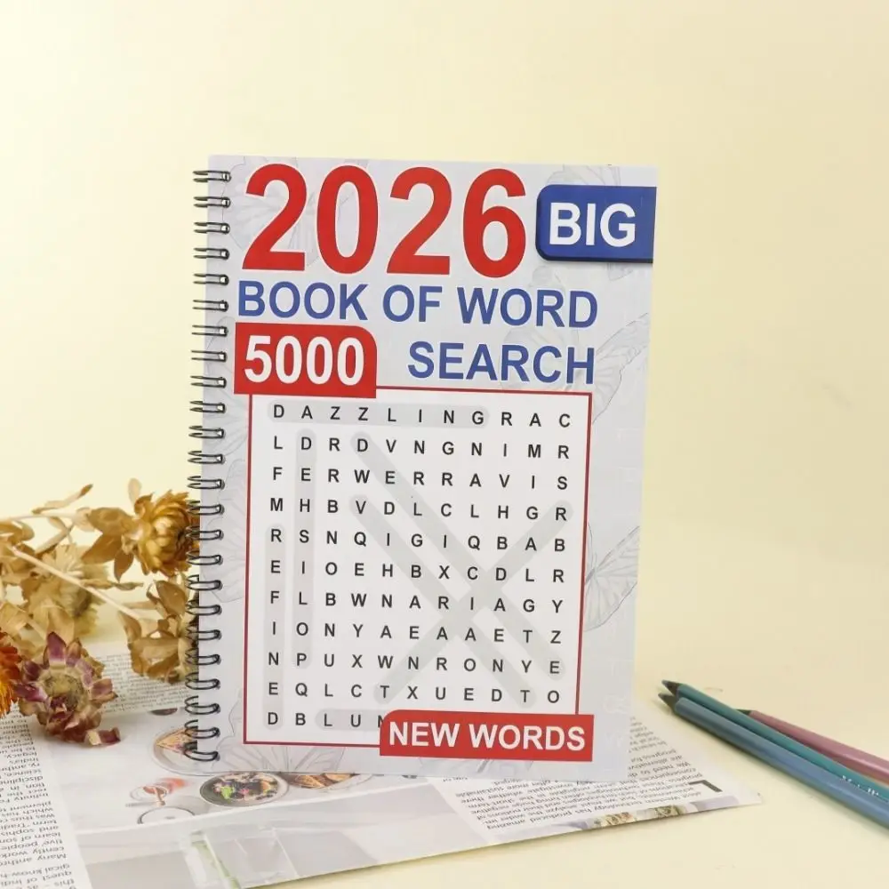 Mixed Words Big Book of Word Search Brain Games Large Print Word Search Puzzle Book Educational Stress Relief Spelling Book