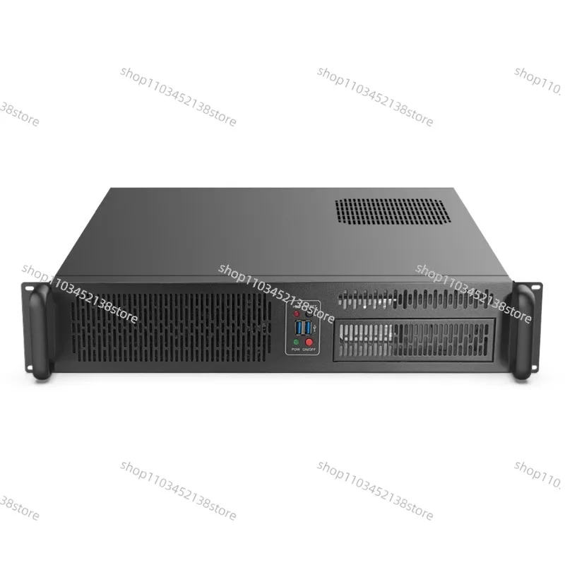 

New 2U Industrial Control Chassis MATX Main Board 40CM Horizontal Graphics Card USB3.0 Optical Drive Multi-bit Hard Disk NAS