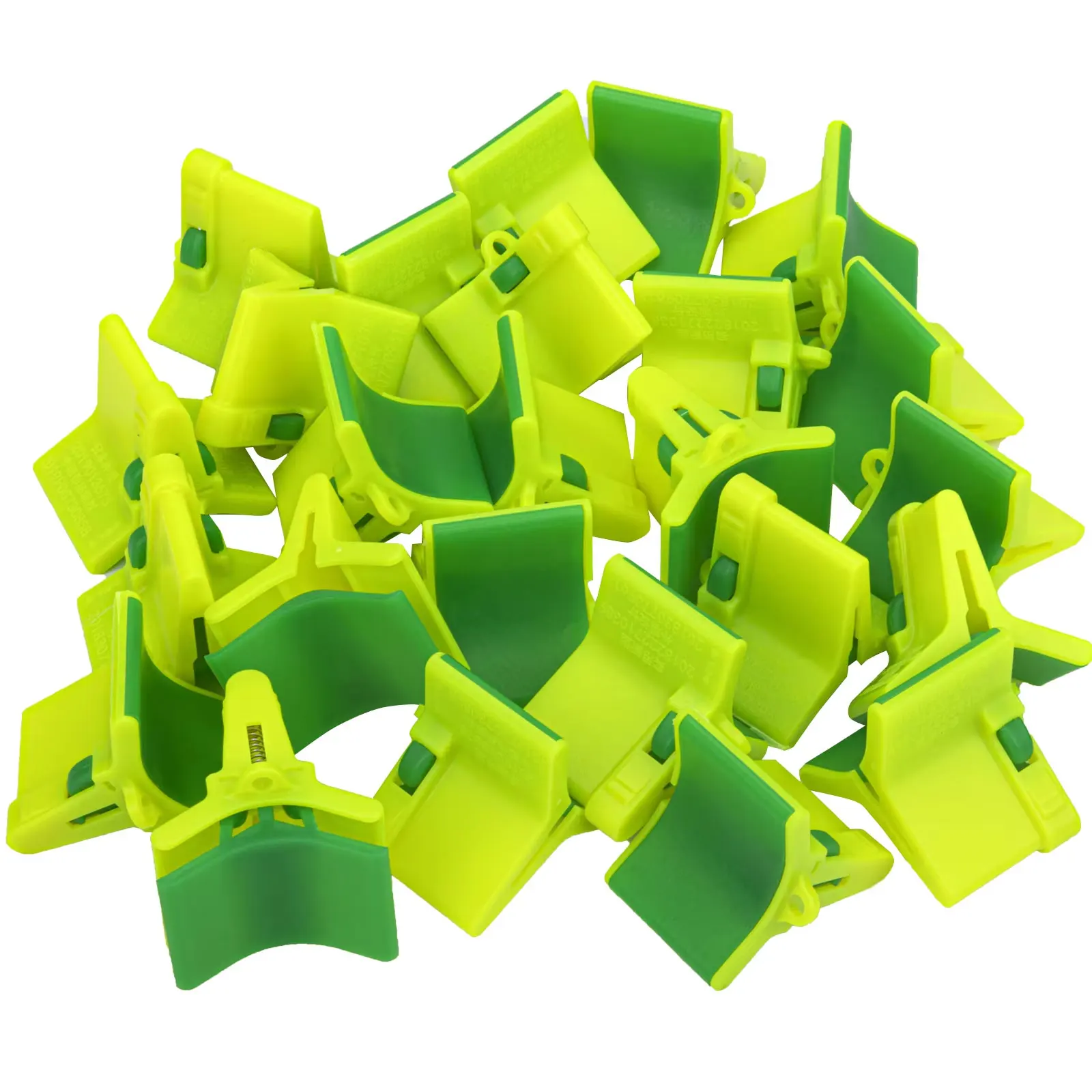 

10pcs Automatic Fishing Treble Hooks Safety Protector Green Case Bonnets Hooks Covers Case Fishing Accessories