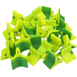 10pcs Automatic Fishing Treble Hooks Safety Protector Green Case Bonnets Hooks Covers Case Fishing Accessories