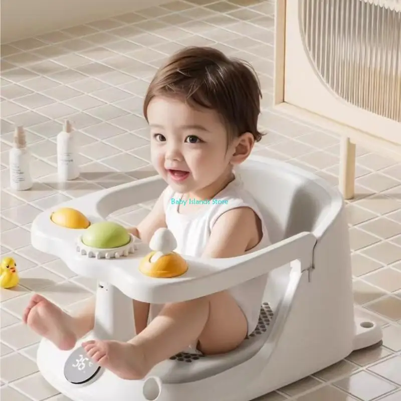 مقاعد حوض استحمام للأطفال K92D مع عرض لدرجة الحرارة، مقعد استحمام للأطفال للاستحمام أثناء الجلوس #2