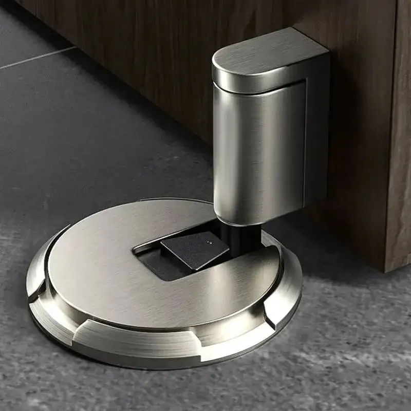 

Floor Door Limiters Adjustable Door Stopper Invisible Mechanical Door Suction Household Mute Door-Buffer Obstruction