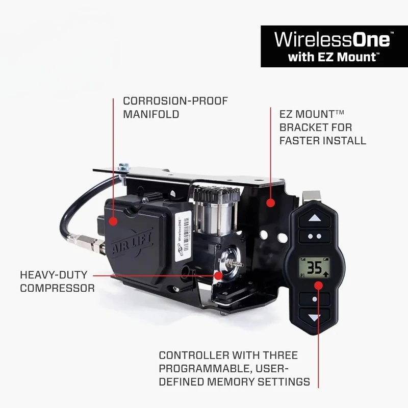 

home WirelessOne 2nd Generation + EZ Mount On-Board Air Compressor with Mobile App - 25980EZ