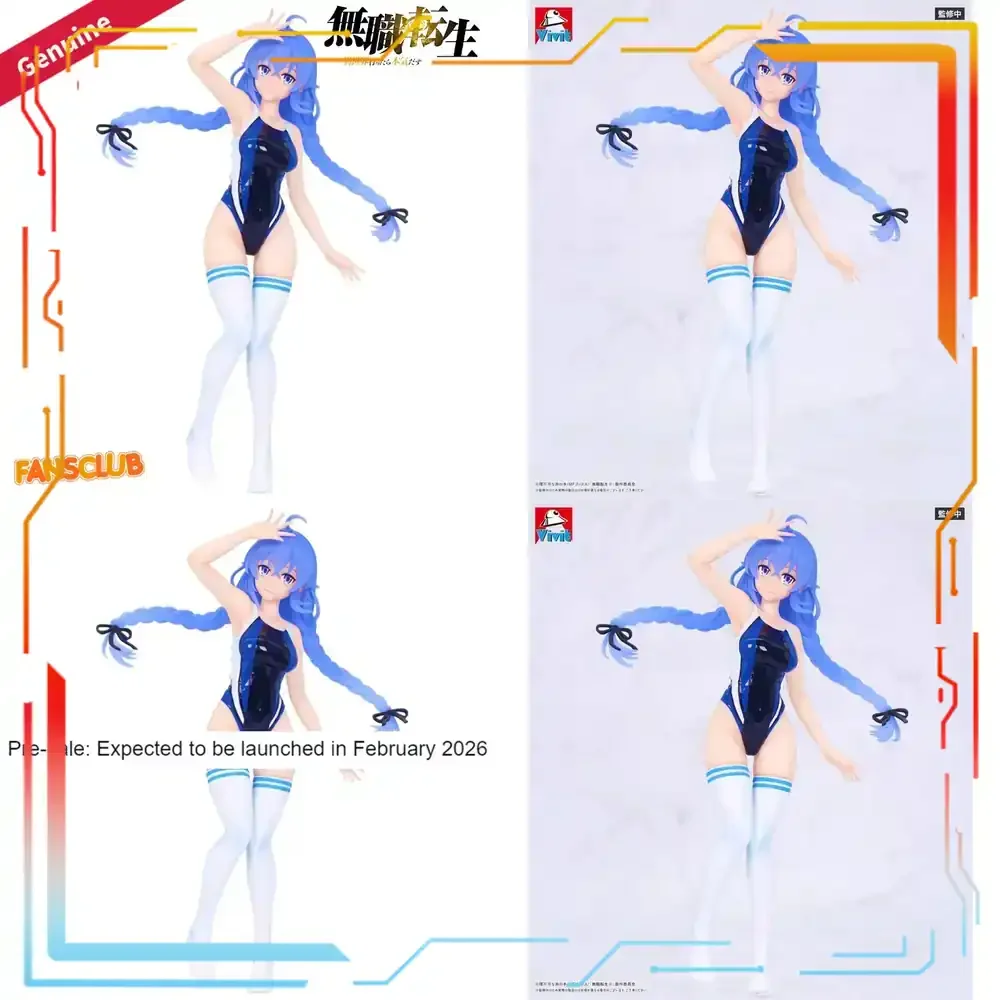 Figura de Anime Pre-pintada de Vivit Mushoku Tensei II Isekai Ittara Honki Dasu Roxy Migurdia, Juguete Coleccionable Oficialmente Licenciado