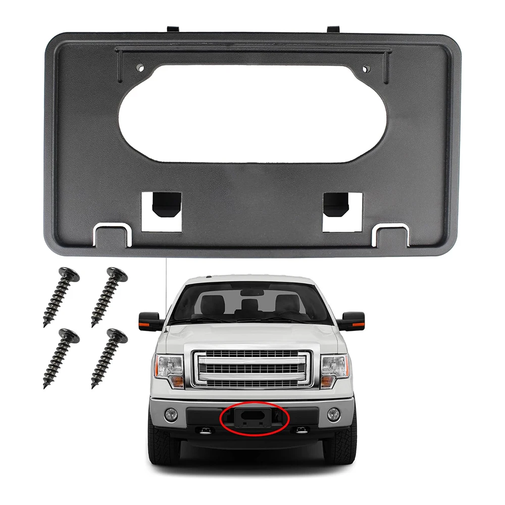 

Lisence Plate Frame For Ford F150 2009-2014 Front License Plate Bumper Mounting Bracket Frame Holder