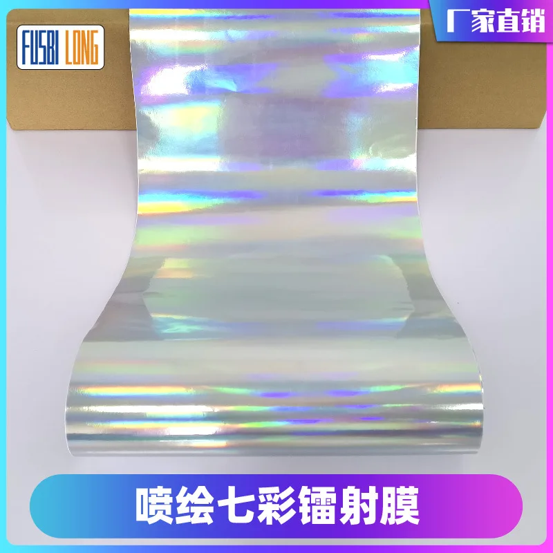 

Custom. Manufacturers Supply Spray Painting Color Laser Sticky Notes Self-Adhesive Color Advertising Laser Film Various Decora