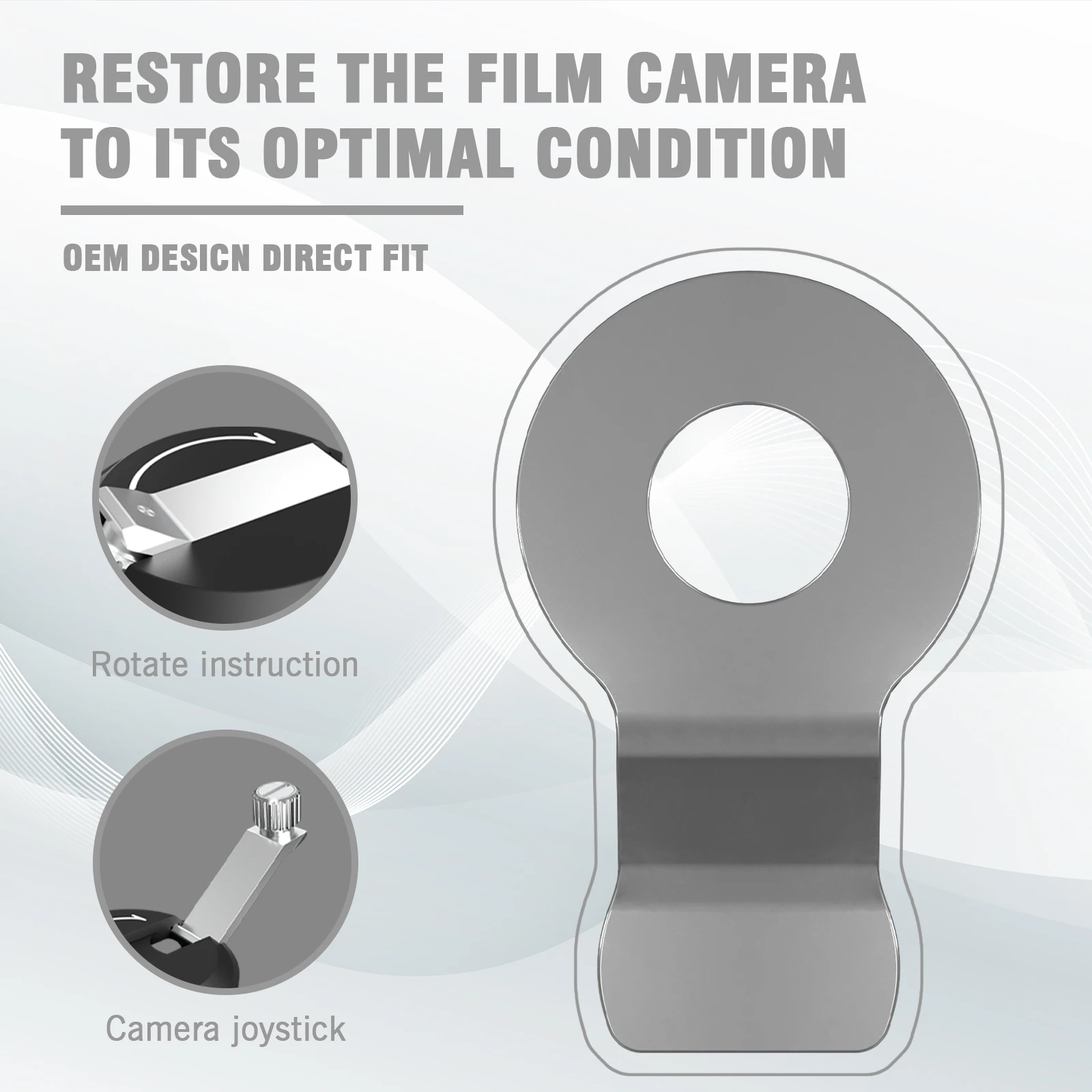 Film Rewind Knob Lever Return Flat Spring Spacer Repair Part Assembly for Nikon FM FE FM2 FE2 FA FM3A Camera Accessories