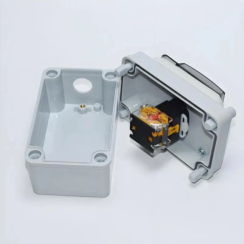 1PC IP65 Waterproof Single Hole Control Button Box Space‑saving Outdoor Enclosure For Engineering Installation Use