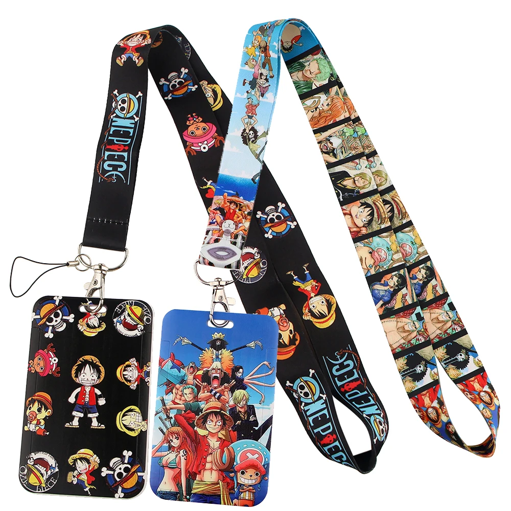 YL951 Japanese Anime Characters Neck Strap Lanyard for keys Card Gym Mobile Phone Straps Badge Holder Hang Accessories