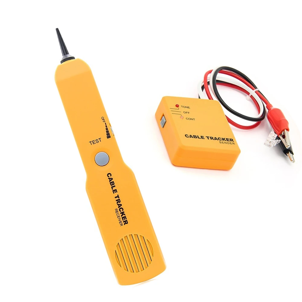 Automotive Circuit Tester Wire Tracer Short Finder 12V System ABS Yellow Cable Detector Generator Probe For Car Wiring Harness D
