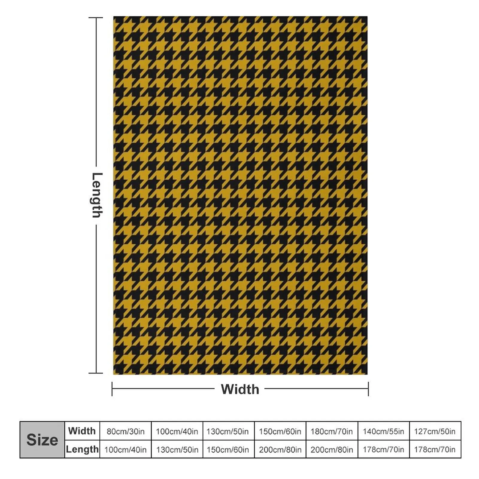 traditional houndstooth pattern Throw Blanket Moving Luxury Throw Custom For Sofa Thin Blankets