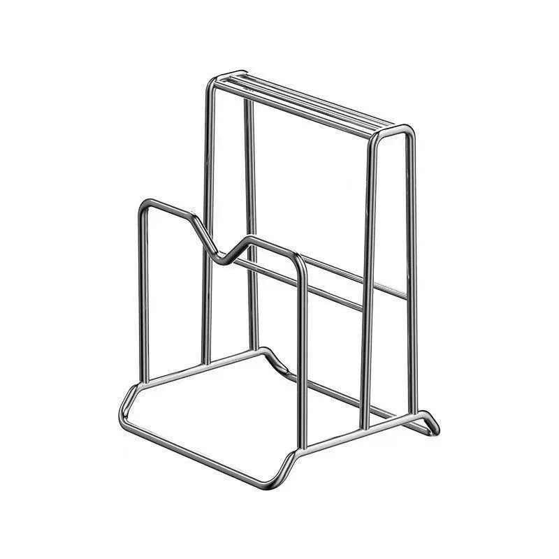 Kitchen Stainless Steel Knife Rack Knife Storage Rack Cutting Board Organizer Pot Lid Rack Integrated Draining Chopping