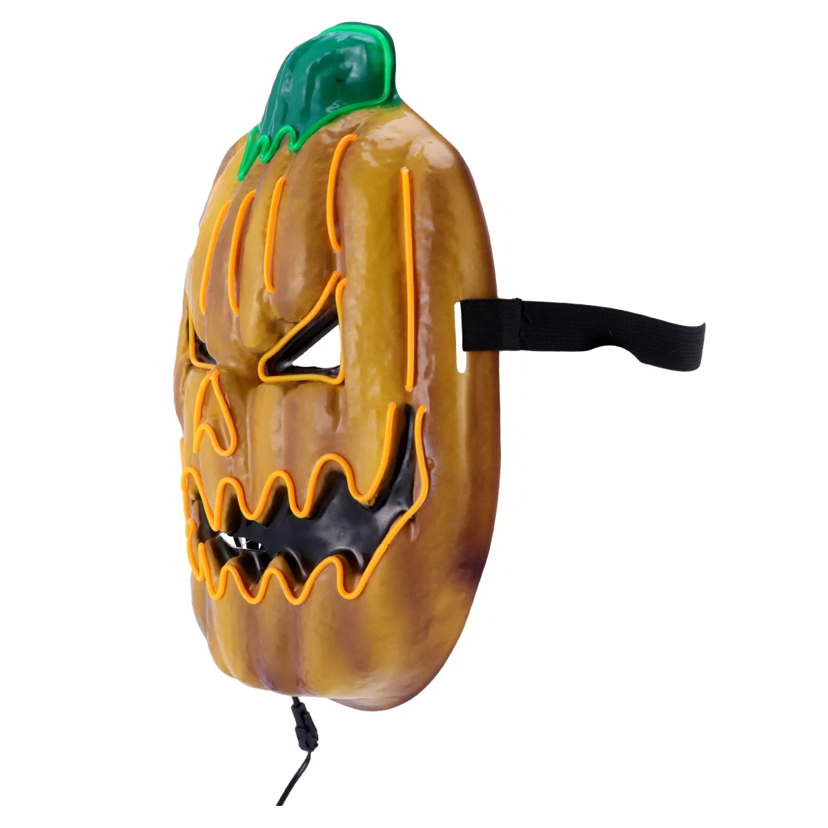 Halloween Pumpkin Luminous Mask Decor Glittery Modeling Dress Accessories Lovers