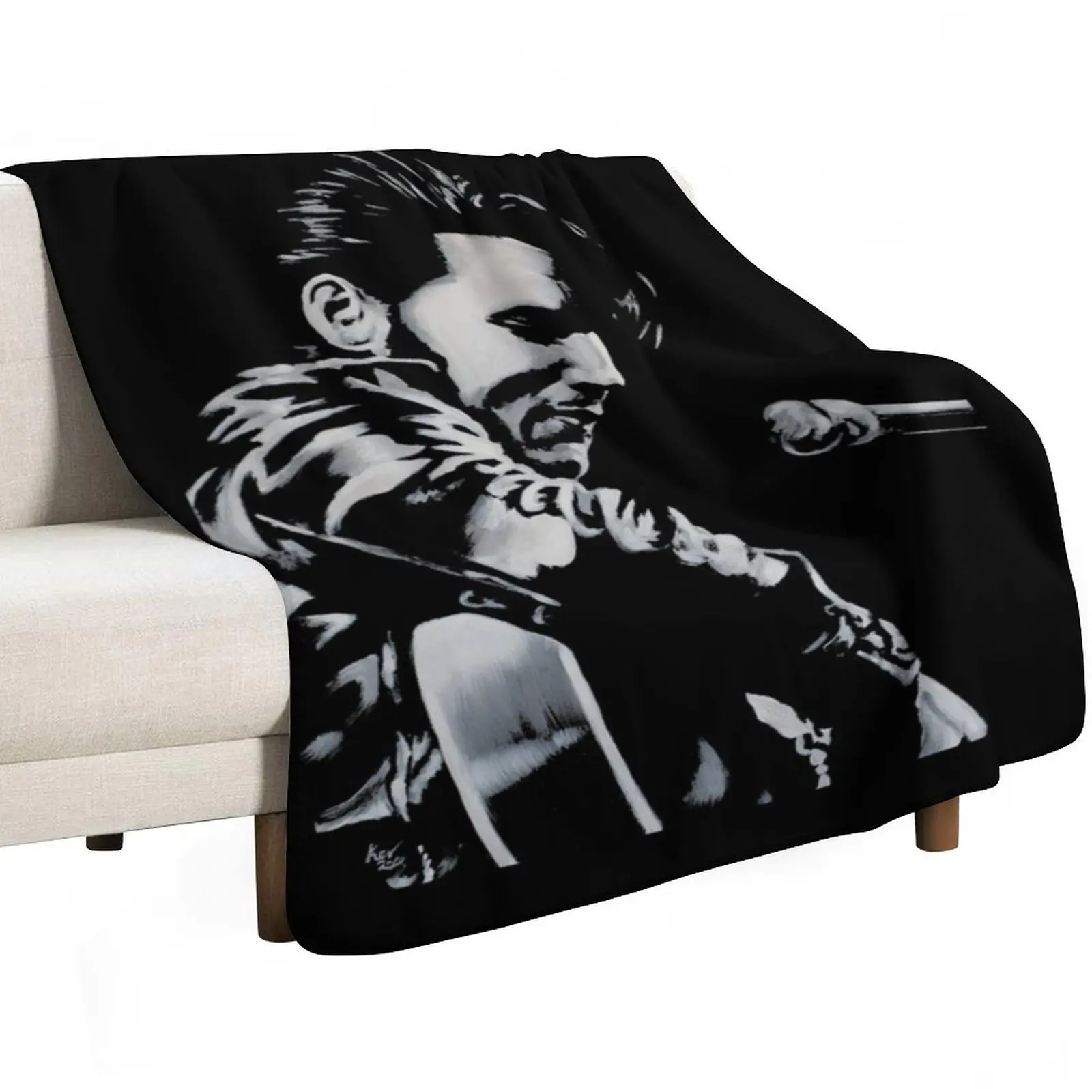 élvis Présléy - The King Is Back - King of Rock and Roll gift birthday Throw Blanket Polar christmas gifts Loose Cute Blankets
