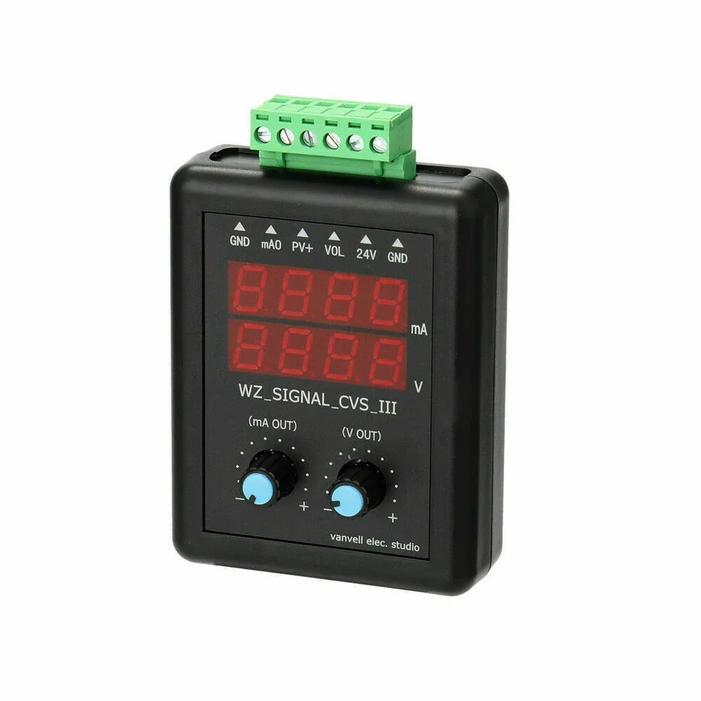 Generador de Señales de 4-20 mA, Transmisor de Corriente y Voltaje de 24 V, Calibrador, Fuente de Señal de 0-10 V