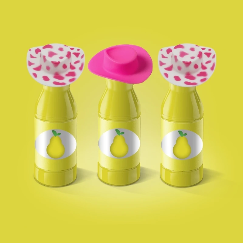 ตุ๊กตาของเล่น Props พลาสติก MINI คาวบอยหมวก Cowgirl หมวกสำหรับงานฝีมือ Western หมวก Dropship
