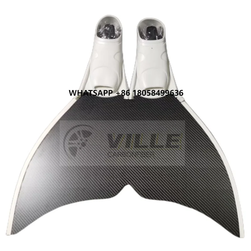 

High Strength Custom Carbon Fiber Diving Fins for Carbon Fiber Mermaid Tail Fins