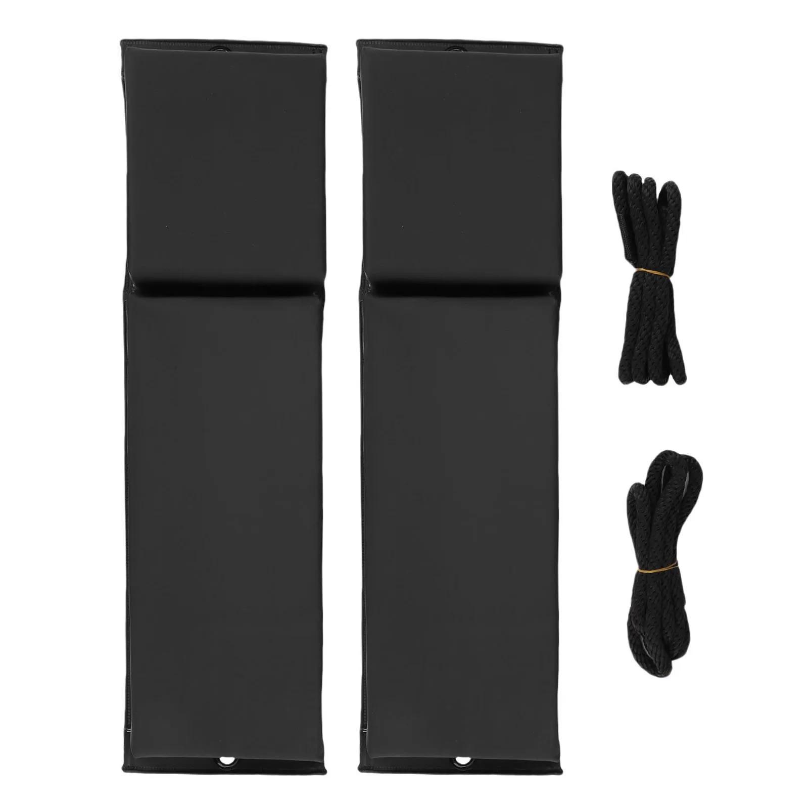 

2 шт. вертикальных противоударных бамперов для лодок и гидроциклов, 24x6.5 дюймов, с эластичным тросом, для защиты причалов, новые