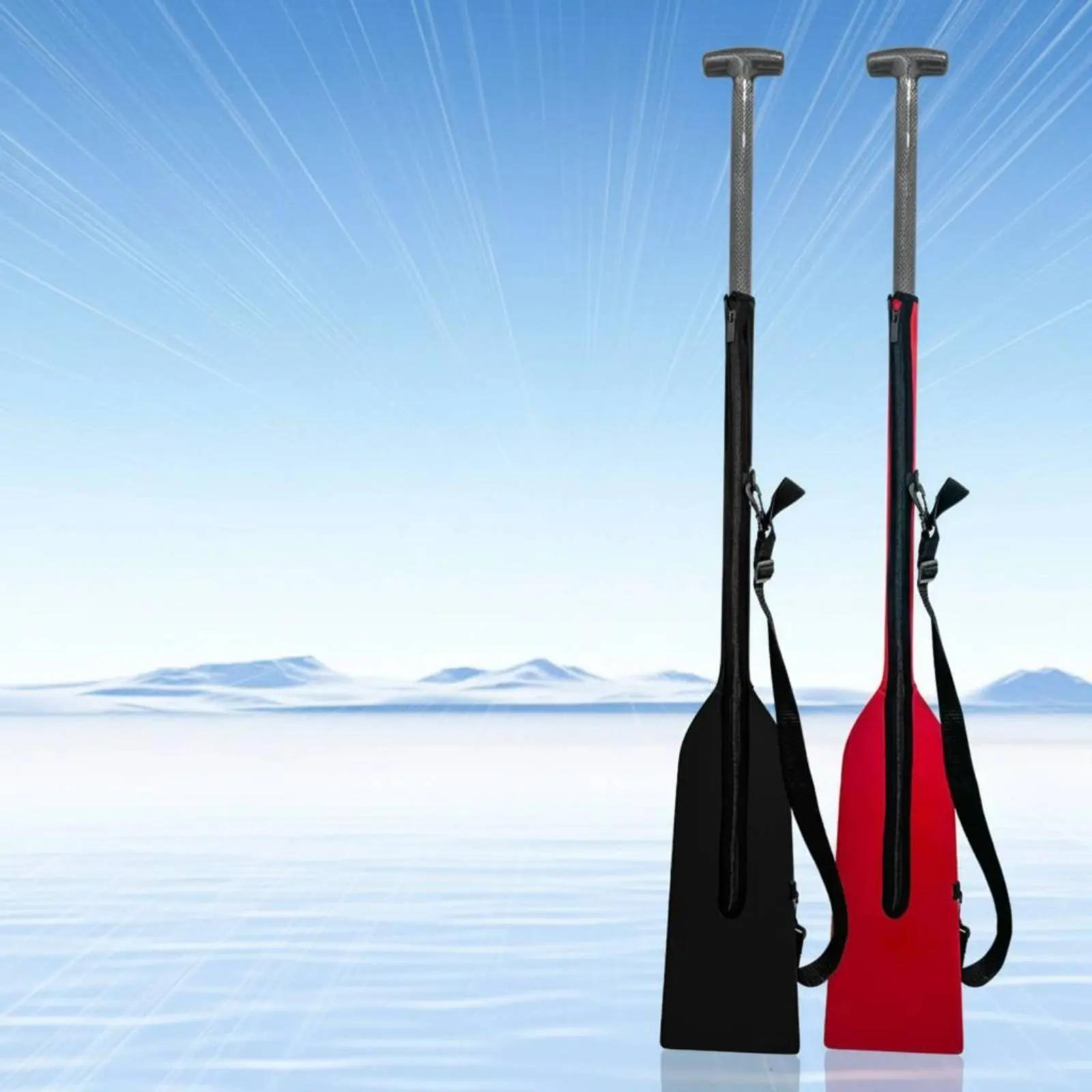 Bolsa para remo de barco tradicional, material de neopreno, funda para remo de barco tradicional, funda para transporte de remos, duradera, para deportes acuáticos