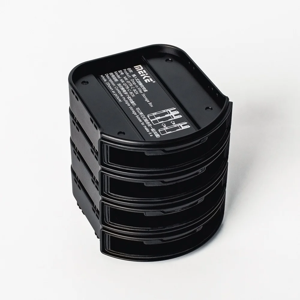 Meike MK-EFTR-C-BOX Camera Drop-in Filter Storage Box Bag Case for Canon Meike UV VND CPL BM1/4 BM1/8 Filter