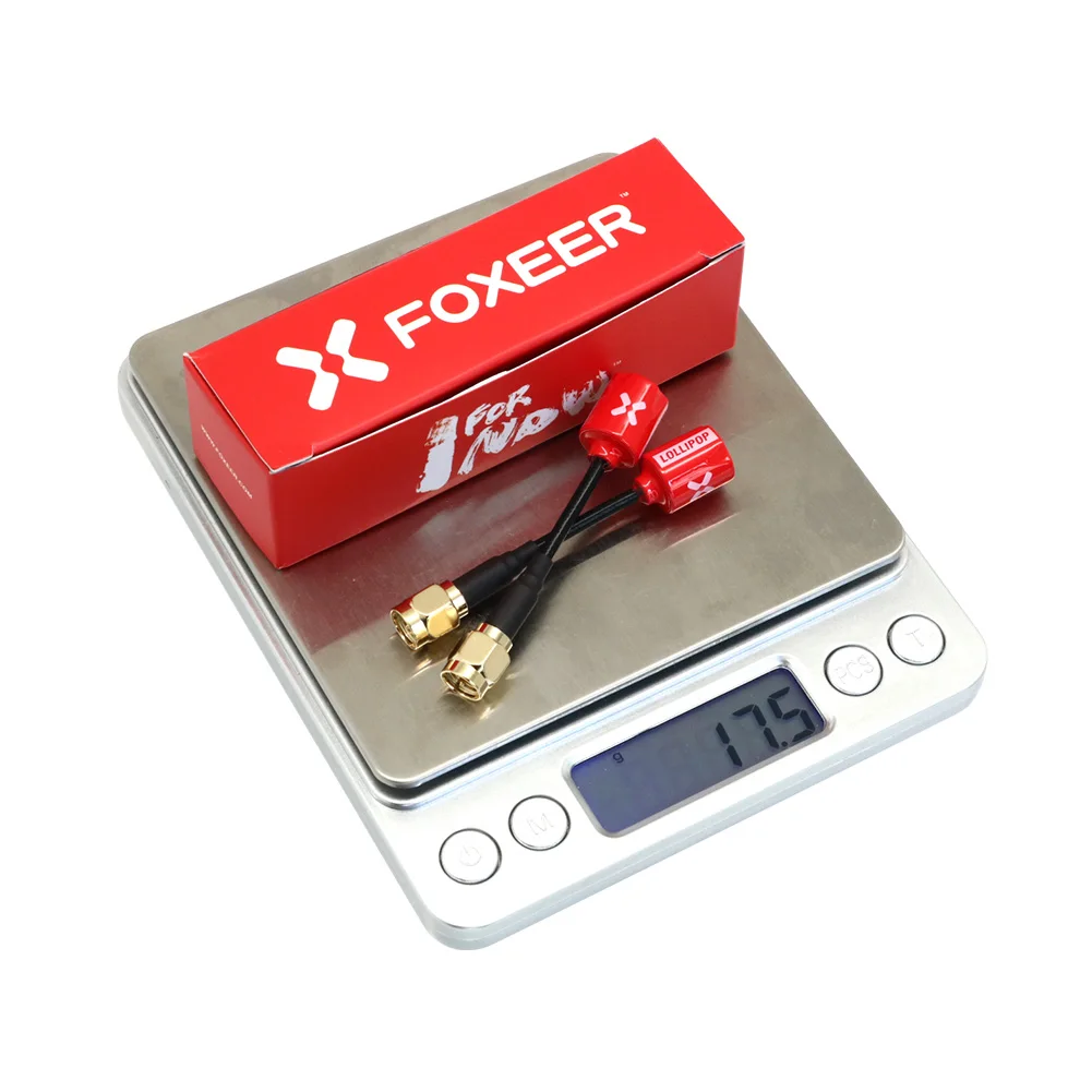 2pcs FOXEER Micro Lollipop V4 High Gain Antenna 5.8G 2.5DBi Omni RHCP SMA/RP-SMA/Angle /Straight MMCX/UFL Super Mini VTX Antenna