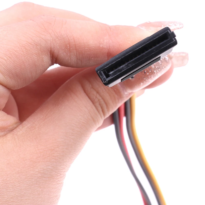 VH3.96 4Pin To 1 or 2-Port SATA Power Cable for Hikvision DAHUA Mini VCR IP Camera CCTV Video Recorder Hard Disk Power 25CM