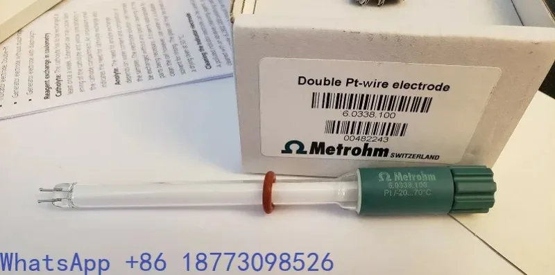 For  Metrohm Capacity Analysis With Dual Platinum Needle Electrode 6.0338.100 Indicator Electrode