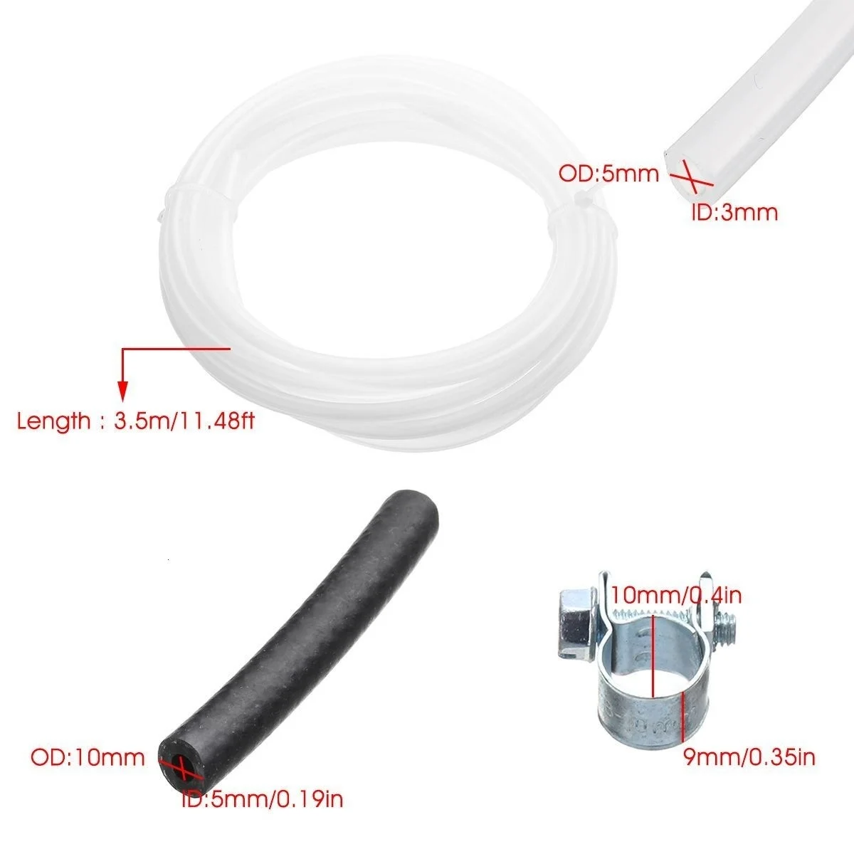 Auto Luft Standheizung Rohr Ersatz Kraftstoff Rohr Linie Schlauch Clip Öl Kraftstoff Filter 89031118 Für Webasto Eberspacher Dieselheizung – Detail 6