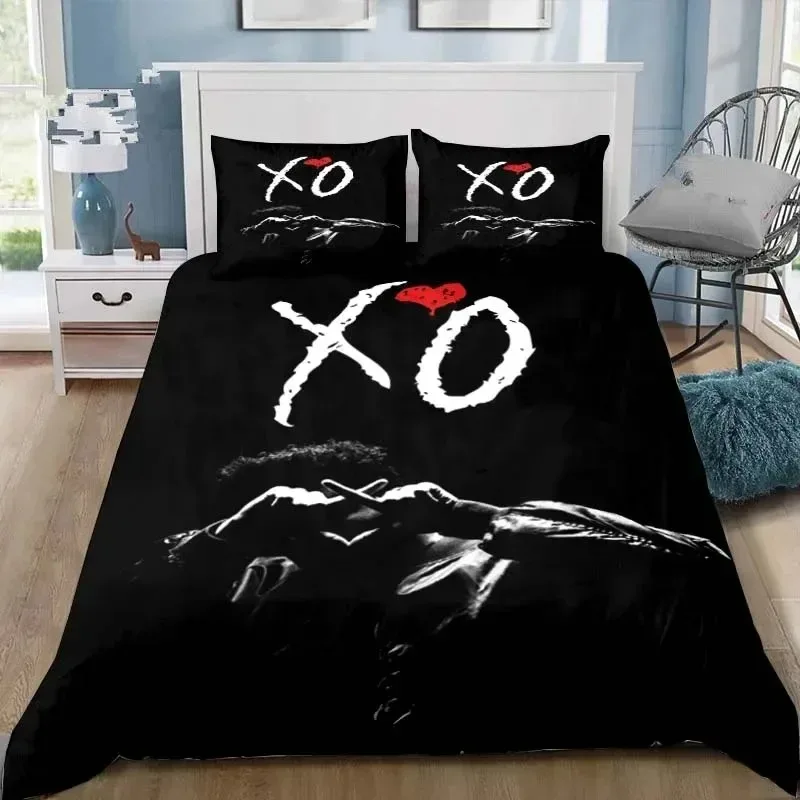 parure-de-lit-3d-imprimee-singer-the-w-weeknd-xo-2-3-pieces-housse-de-couette-et-taie-d'oreiller-pour-adolescents-et-adultes-cadeau-pour-garcons-et-filles