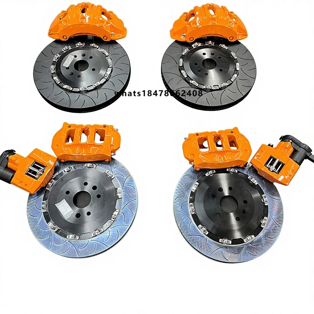 

Front 6Pot and Rear 4Pot Big Brake Caliper Kit Equipped with Brake Discs and Brake Pads Fits Next-Gen Everest
