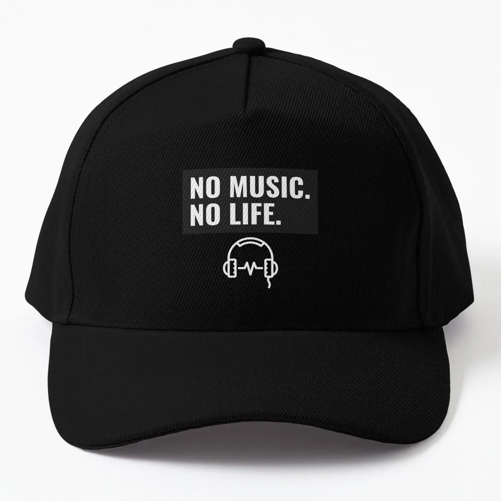 No Music. No Life. Baseball Cap New In Hat party hats Luxury Woman Cap Men's