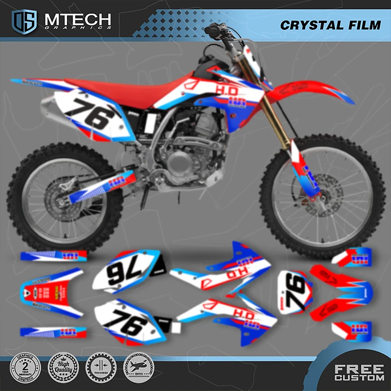 DSMTECH Custom Team Graphics Decals Stickers Kits For Honda 2007 2008 2009 2010 2011 2012 2013 2014 2015 2016-2020 CRF150R 002