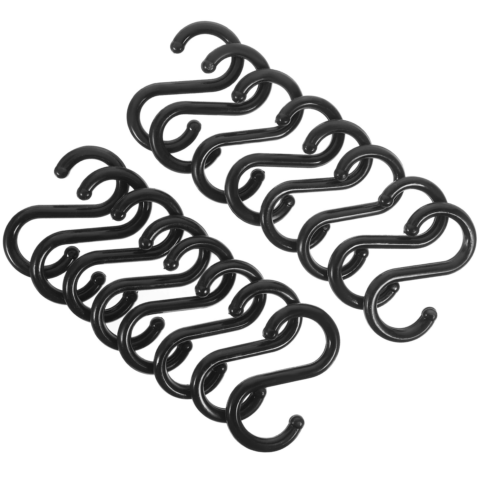 

100pcs Hooks Plastic Hanging Organizer For Home Kitchen Bathroom Closet Coat Hat Towel Storage Holder Reusable