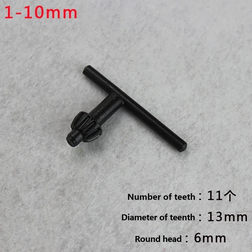 Electric Hand Drill Chuck Wrench Tool Part Drill Chuck Keys Applicable To 6mm 10mm 13mm 16mm Drill Chuck With Gum Cover