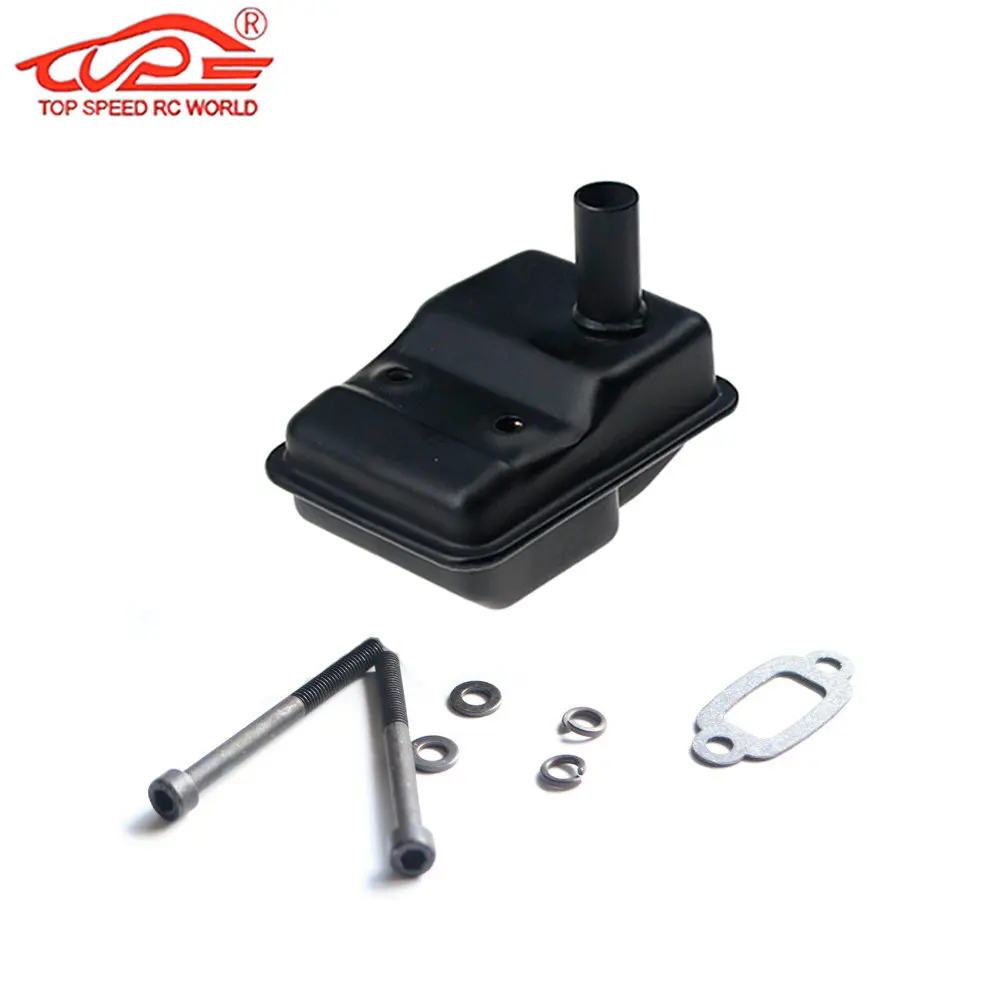 Muffler for 23cc-30.5cc Engine Parts for 1/5 MCD REDCAT RCMK HPI ROFUN ROVAN KM BAJA LOSI 5IVE T FG ENGINES TRUCK RC CAR PARTS