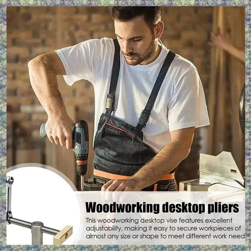 WON Woodworking Desktop Clip Adjustable Fast Fixed Clip Clamp Fixture Vise Benche Vise Benche Fixture Clamping Tool