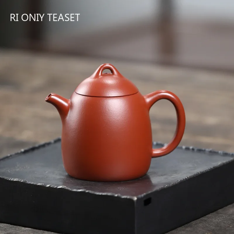 

130ml Yixing Purple Clay Teapot Famous Artists Handmade Tea Pot Kettle Tea Infuser Chinese Raw Ore Zisha Teaware Tea Set