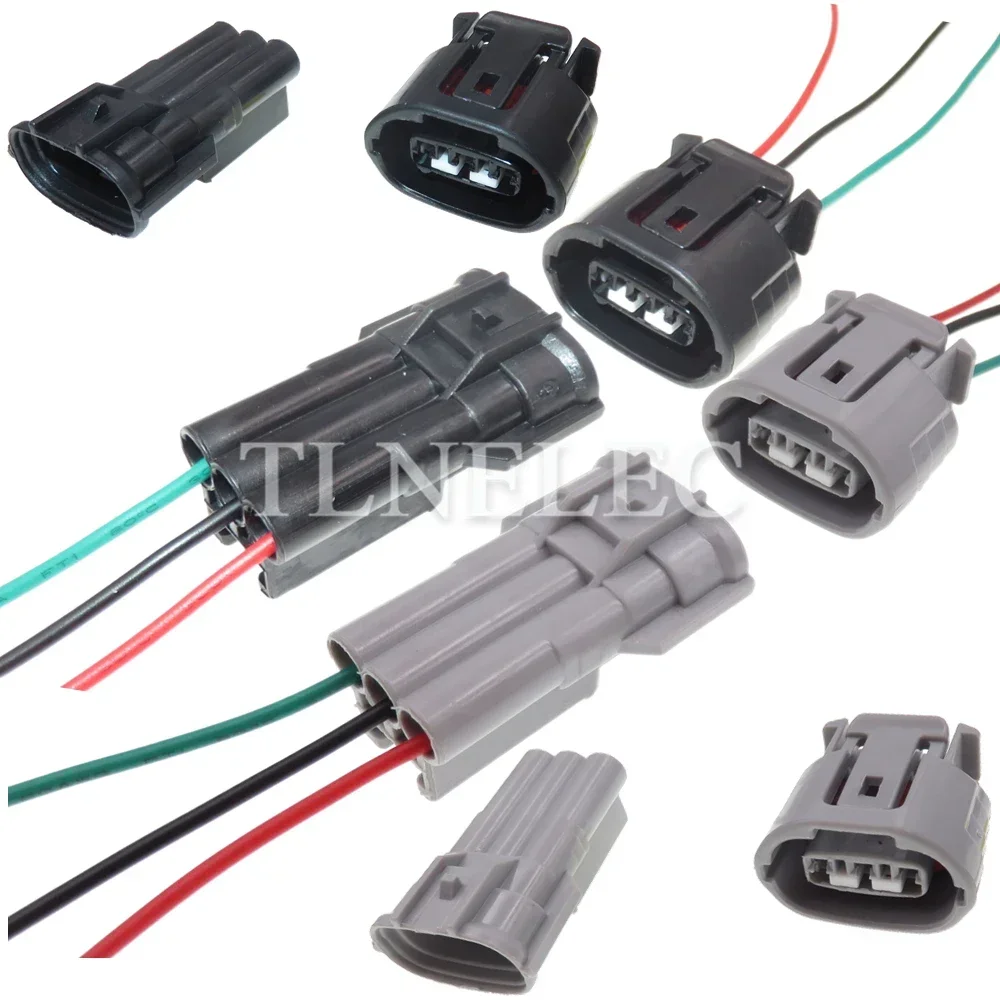3 Pin Way Car Electrical Connector With Wires Auto Generator Sealed Socket 90980-11348 90980-11349 6188-0282 6189-0442 6189-0443