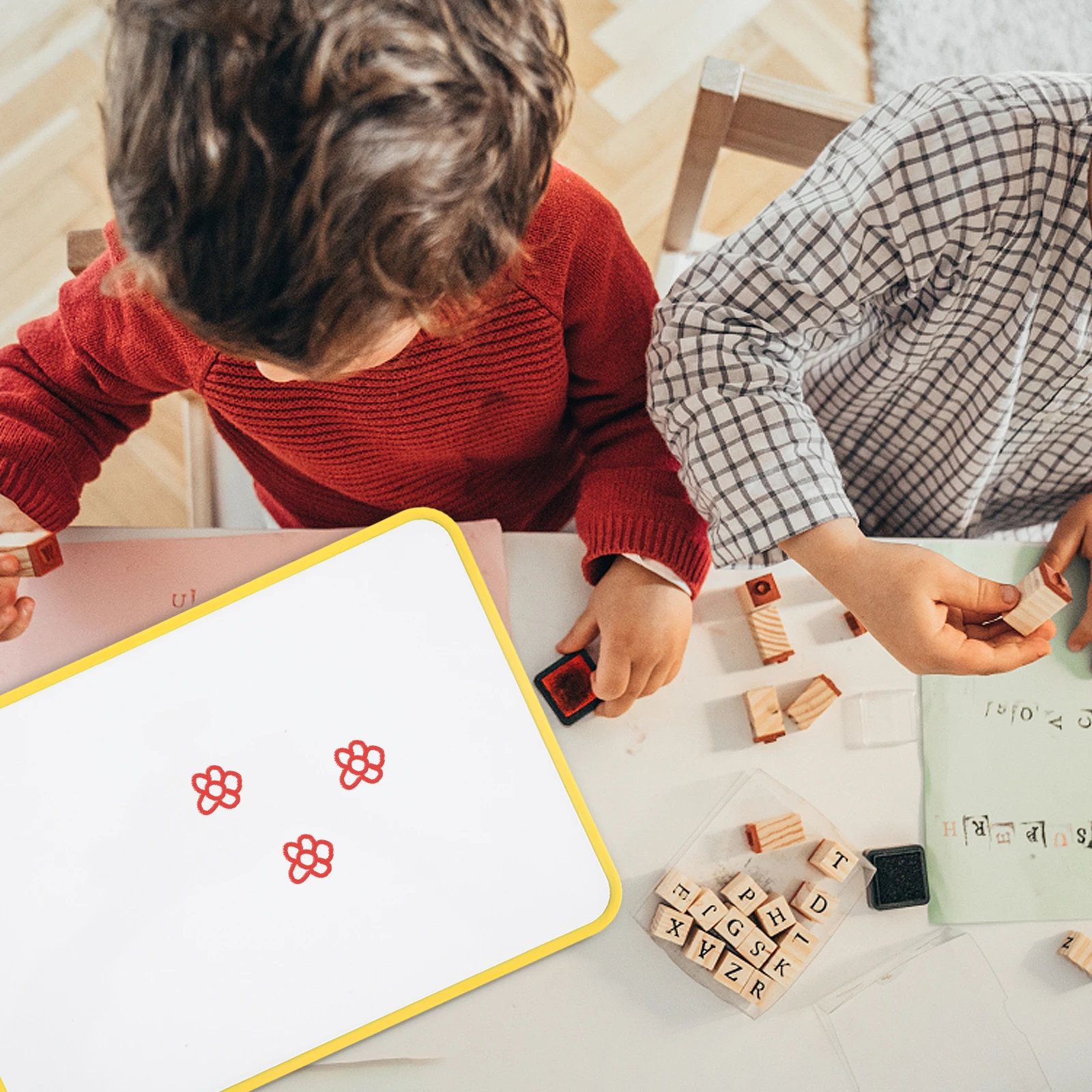

Magnetic Whiteboard Double-sided Dry Erase Boards Children Writing Black Small Whiteboards for Office Teaching Kids Learning
