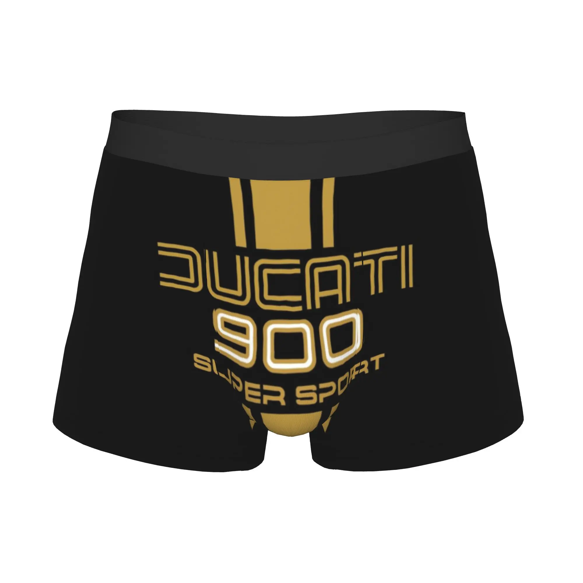 Male Fashion Ducatis 900 Super Sport Graphic Underwear Motorcycle Boxer Briefs Stretch Shorts Panties Underpants