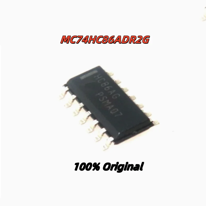 

10PCS 100% New MC74LVX125DR2G MC74HC86ADR2G MC74VHC14DR2G SOIC-14 Brand New Original Chips ic