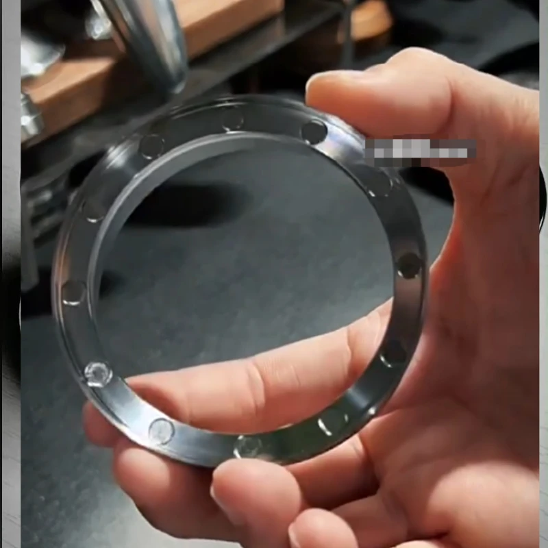 Suitable for Using Stainless Steel Fan Set Powder Ring Quantitative Ring Flying Proof Powder 58MM