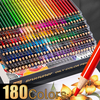 48/72/120/180 Colors Professional Oily Colored Pencils Set Drawing Assorted Colors Leads Box for Painting Artist School Supplies