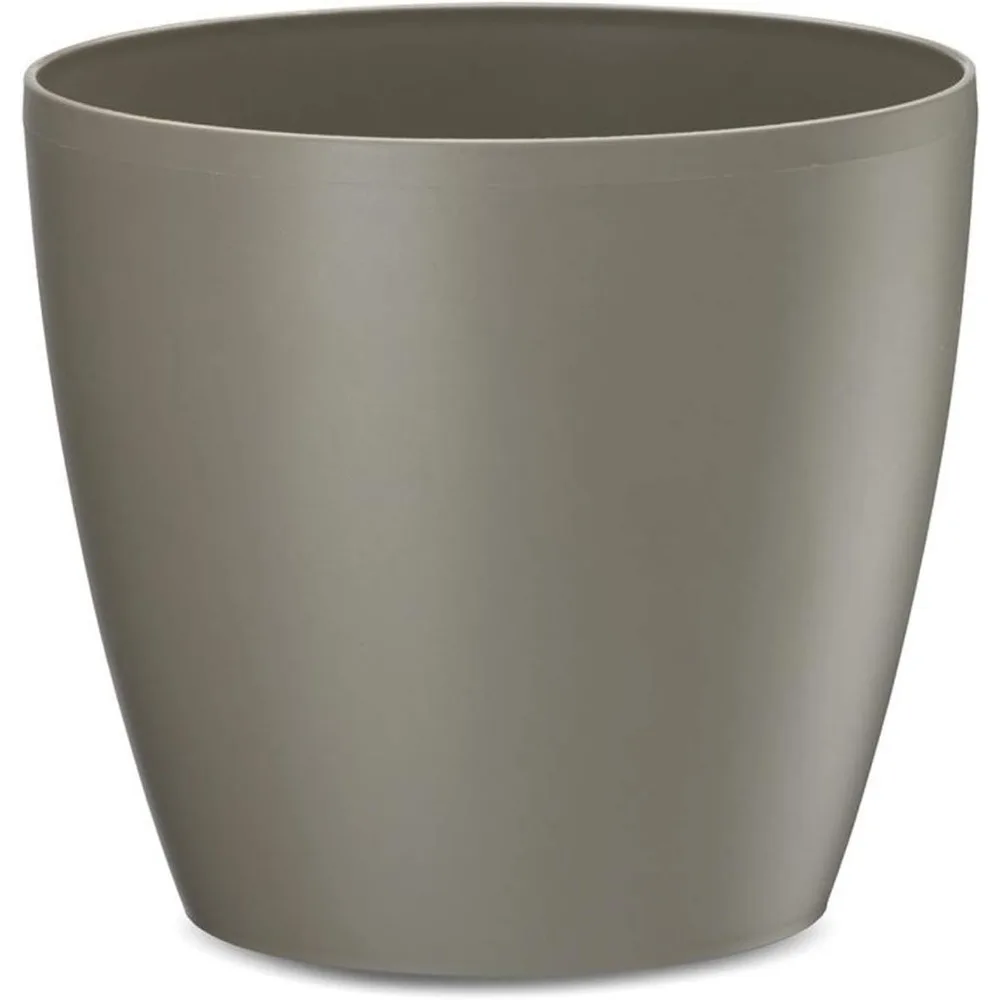 مجموعة أواني نباتات بنية حديثة مكونة من قطعتين - مزارعات داخلية بنية حلوى لزنابق السلام ونباتات الصبار والنباتات المنزلية الأخرى