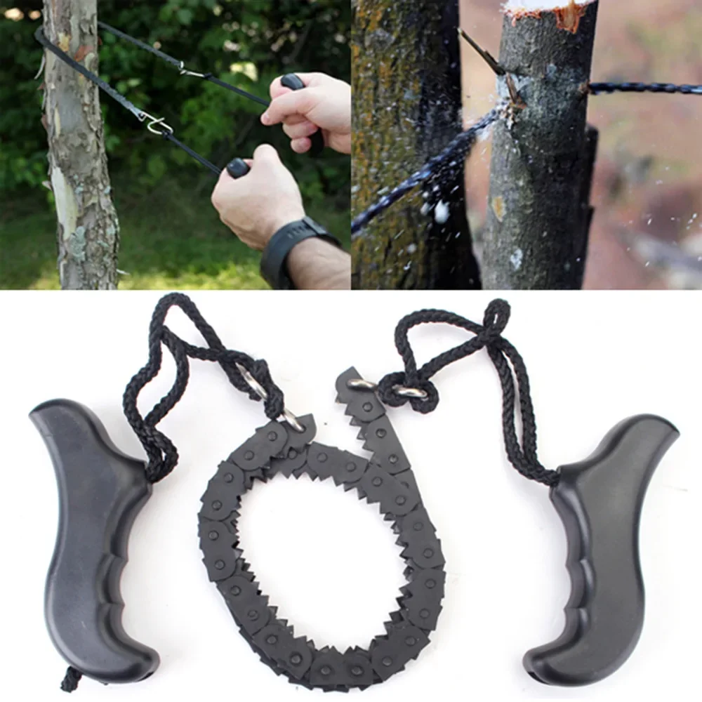 Portable Hand Zipper Wire Saw Garden Logging Chain Saw Hand Saw Pocket Saw Outdoor Survival Hand Drawn Wire Saw Logging Saw