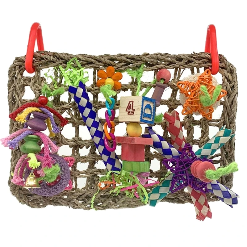 

Foraging Wall Bird Climbing Net for Exercise Simulation for Parrots